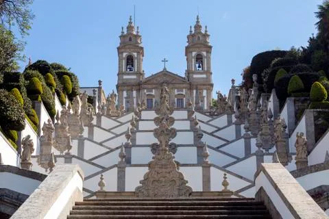 Bom Jesus do Monte - Braga - Portugal Stock Photos