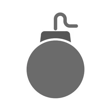 Bomb and weapon icon. Vector. Stock Illustration