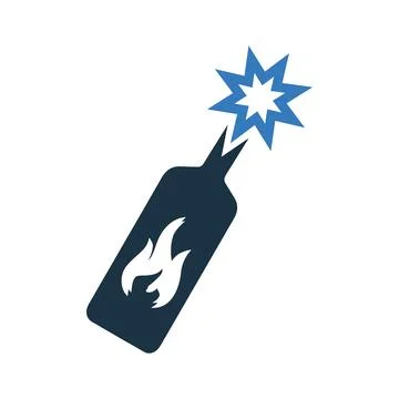 Bomb, attack, exploding, dynamite, TNT icon Illustrazione stock