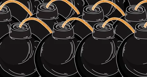 Bomb Background animation Video stock 220010573