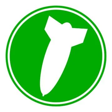 Bomb button Illustrazione stock