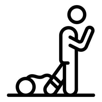 Bomb creativity icon outline vector. Computer sad 스톡 일러스트