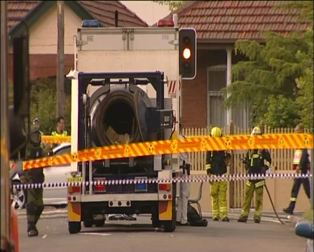 Bomb Disposal Squad Diffuse Device Stock Footage 138275