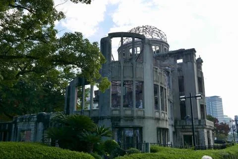 A Bomb dome in Hiroshima Stock Photos