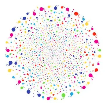 Bomb Exploding Globula Stock Illustration