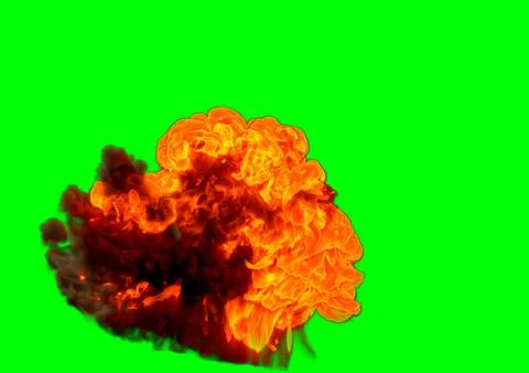 Bomb Explosion - 3D rendering Stock Illustration