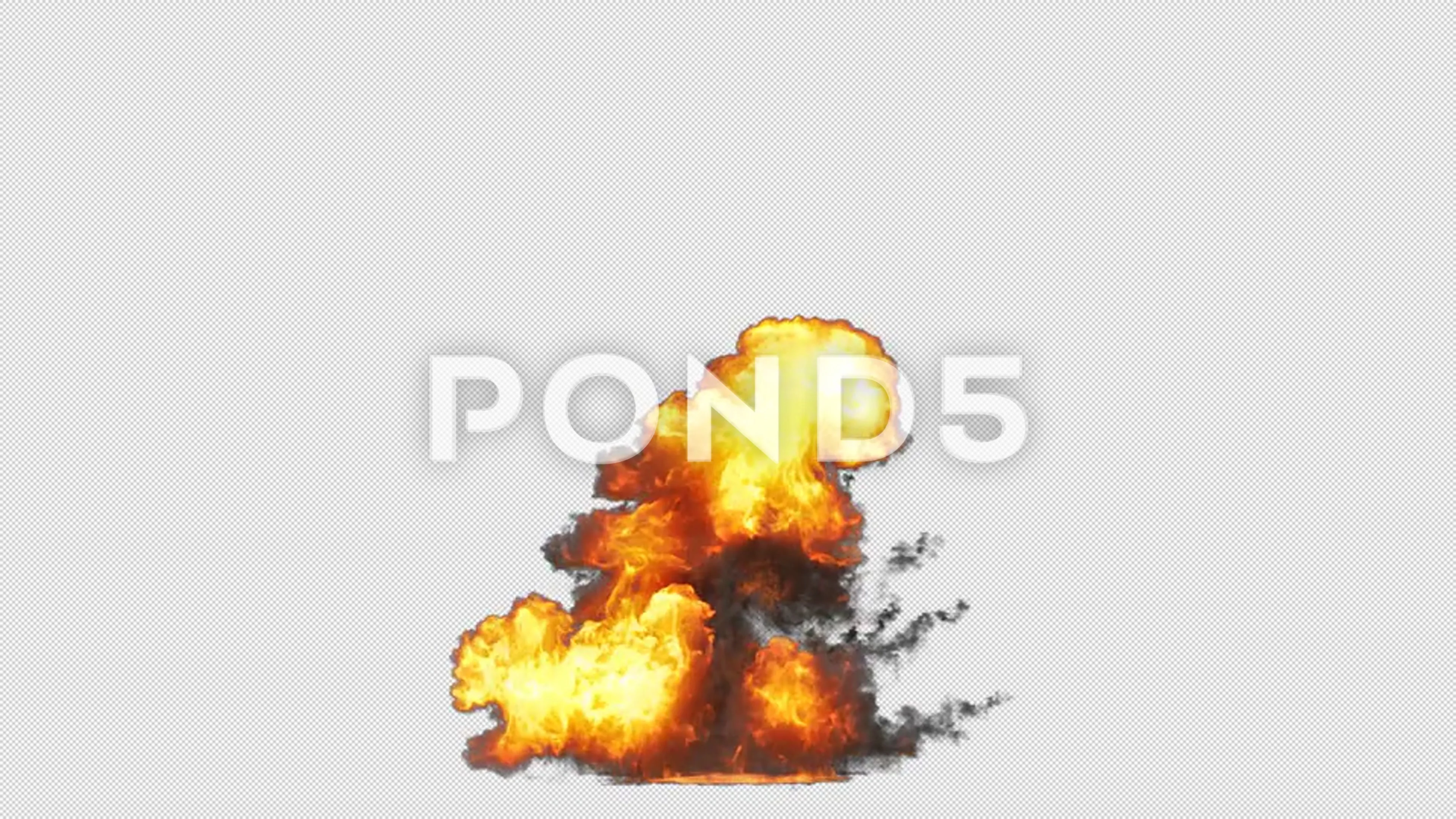 Bomb Explosion With Alpha Channel Explos... | Stock Video | Pond5