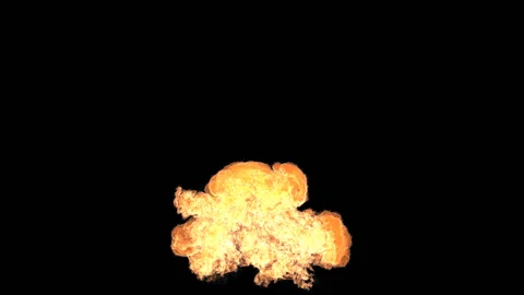 Bomb Explosion With Alpha Channel Explosion Overlay Transparent Background Stock Footage 130313642