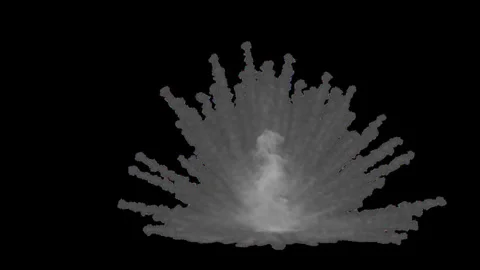 Bomb Explosion With Alpha Channel Explosion Overlay Stock Footage 131323062