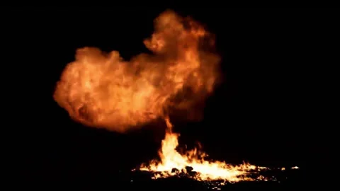 Bomb Explosion With Alpha Channel Explosion Overlay Stock Footage 131325766