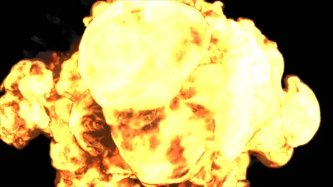 Bomb Explosion With Alpha Channel Explosion Overlay Stock Footage 131326122