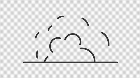 Bomb explosion animation set Stock Footage 273690557