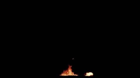 Bomb Explosion. Fire and Smoke Blast. 動画素材 303279131