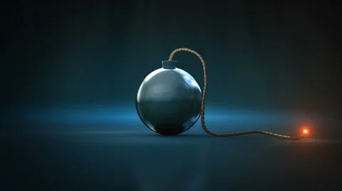 Bomb explosion Stock Footage 38421167