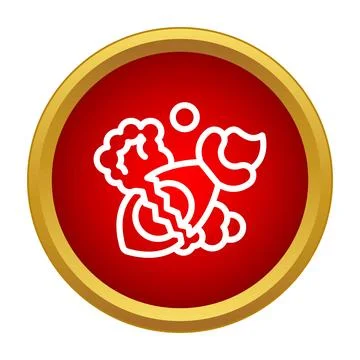 Bomb explosion icon symbolizing danger and destruction イラスト素材