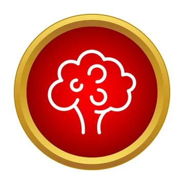 Bomb explosion mushroom cloud red button icon Stock Illustration