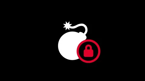 Bomb Explosive Threat Warning Locked Stock Footage 334343006