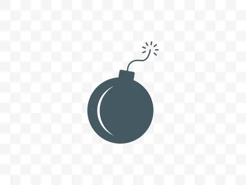Bomb, firework icon. Vector illustration, flat design. Stock Illustration