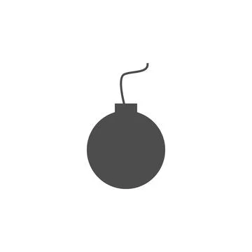 Bomb icon. Elements of web icon. Premium quality graphic design icon. Signs and Stock Illustration