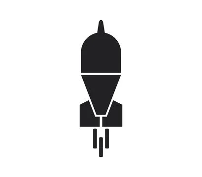 Bomb icon illustrated in vector on white background Stock Illustration