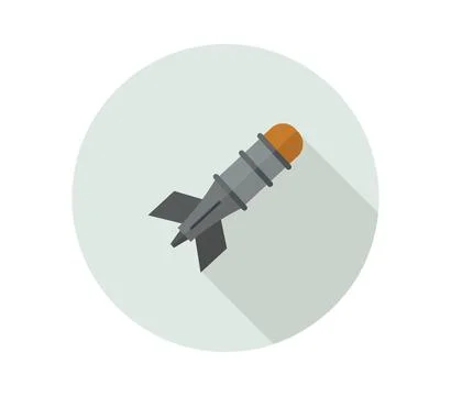 Bomb icon illustrated in vector on white background 스톡 일러스트