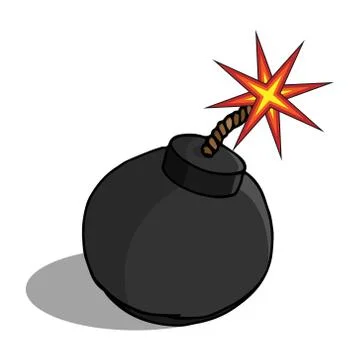 Bomb icon. Stock Illustration