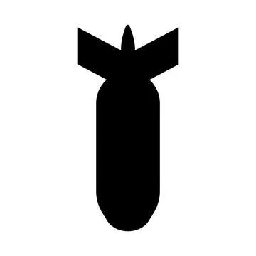 Bomb icon Illustrazione stock