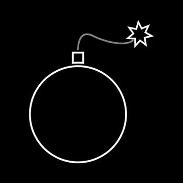 Bomb it is icon . Stock Illustration