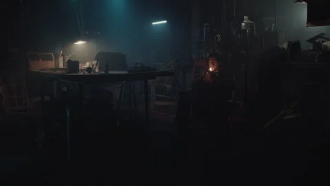 Bomb maker taking a rest Stock-Footage 256029348