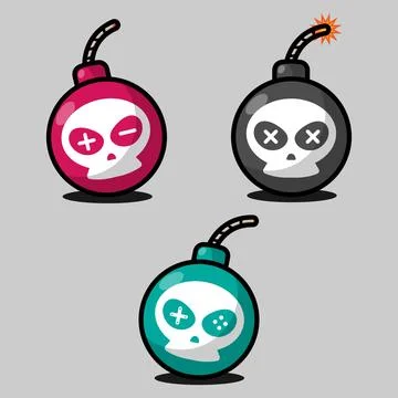 Bomb Pack Game Stock Illustration