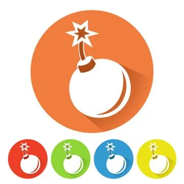Bomb symbol Stock-Illustration