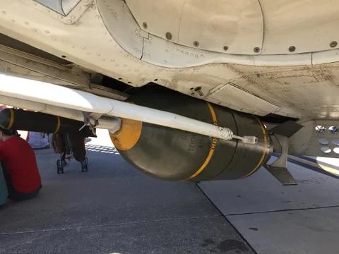 Bomb under Airplane Stock Photos