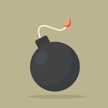 Bomb Vector Illustrazione stock