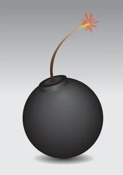 Bomb vector illustration 스톡 일러스트