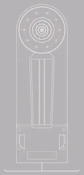 A-Bomb White Stock Illustration