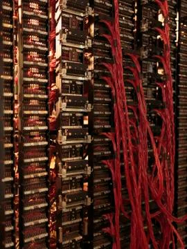 Bombe decoding machine at WWII Code Breaking Museum Stock Photos