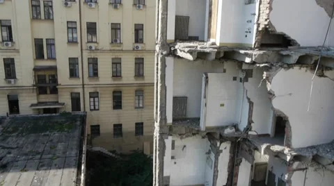Bombed building Vidéo 46764198