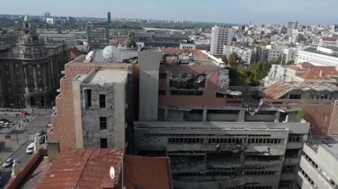 Bombed building Stock Footage 46764364