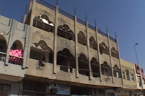 Bombed building Stock Footage 86753763