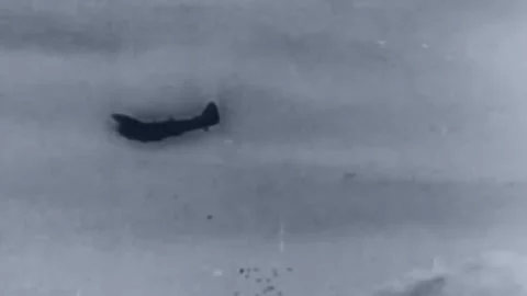 Bomber bombing Stock Footage 235134757