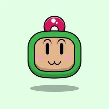 Bomber Boy Green Stock Illustration