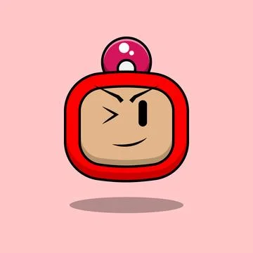 Bomber Boy Red Stock Illustration