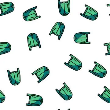 Bomber jacket outerwear female vector seamless pattern Stock Illustration
