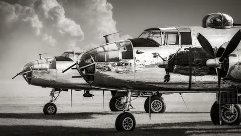 Bomber planes Stock Photos