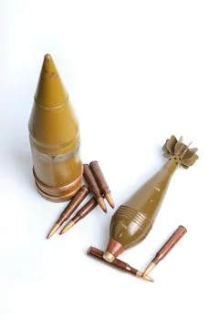 Bombs And Bullets Stock Photos