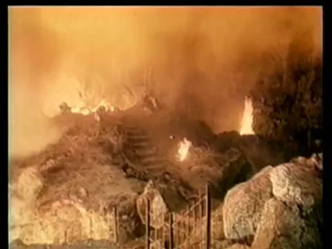 Bombs exploding during battle Stock Footage 260247513