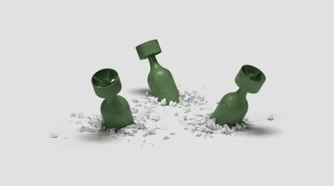 Bombs fall right on target in  full HD Stock Footage 51763854