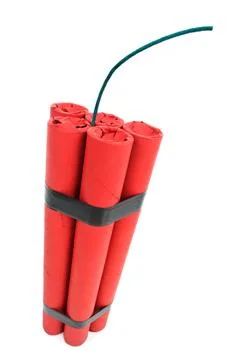 Bombs- Sticks of Dynamite with fuse Foto stock