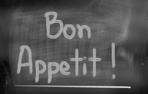 Bon Appetit Concept Stock Illustration