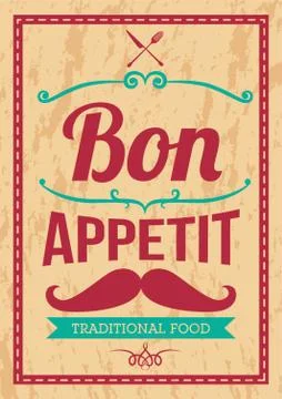 Bon Appetit Stock Illustration